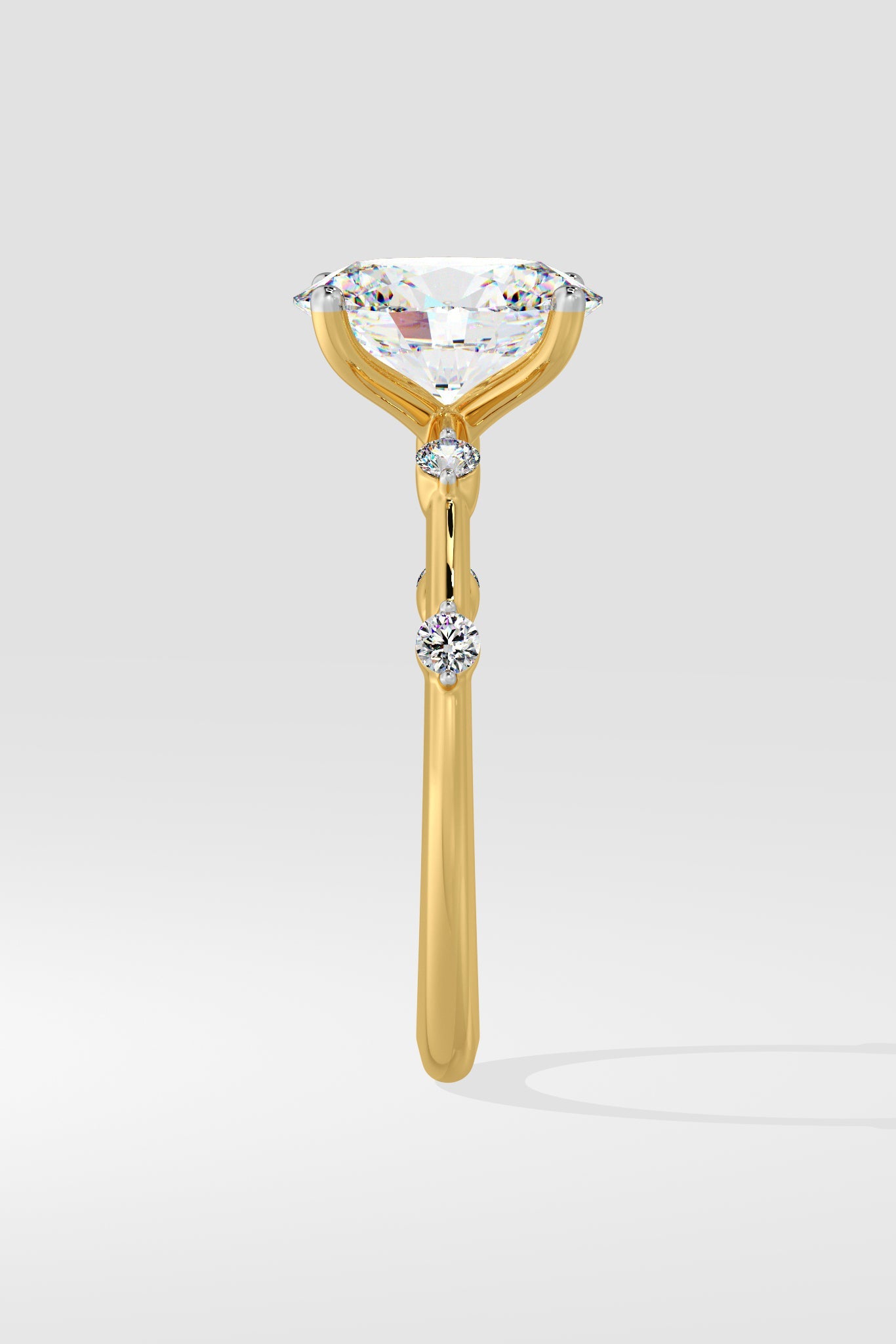 1.5 ct Spaced Oval Ring