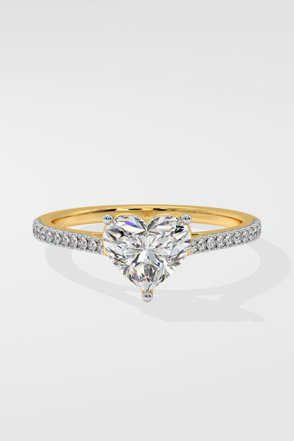 2 ct Heart Ring