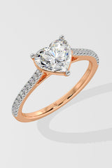 2 ct Heart Ring