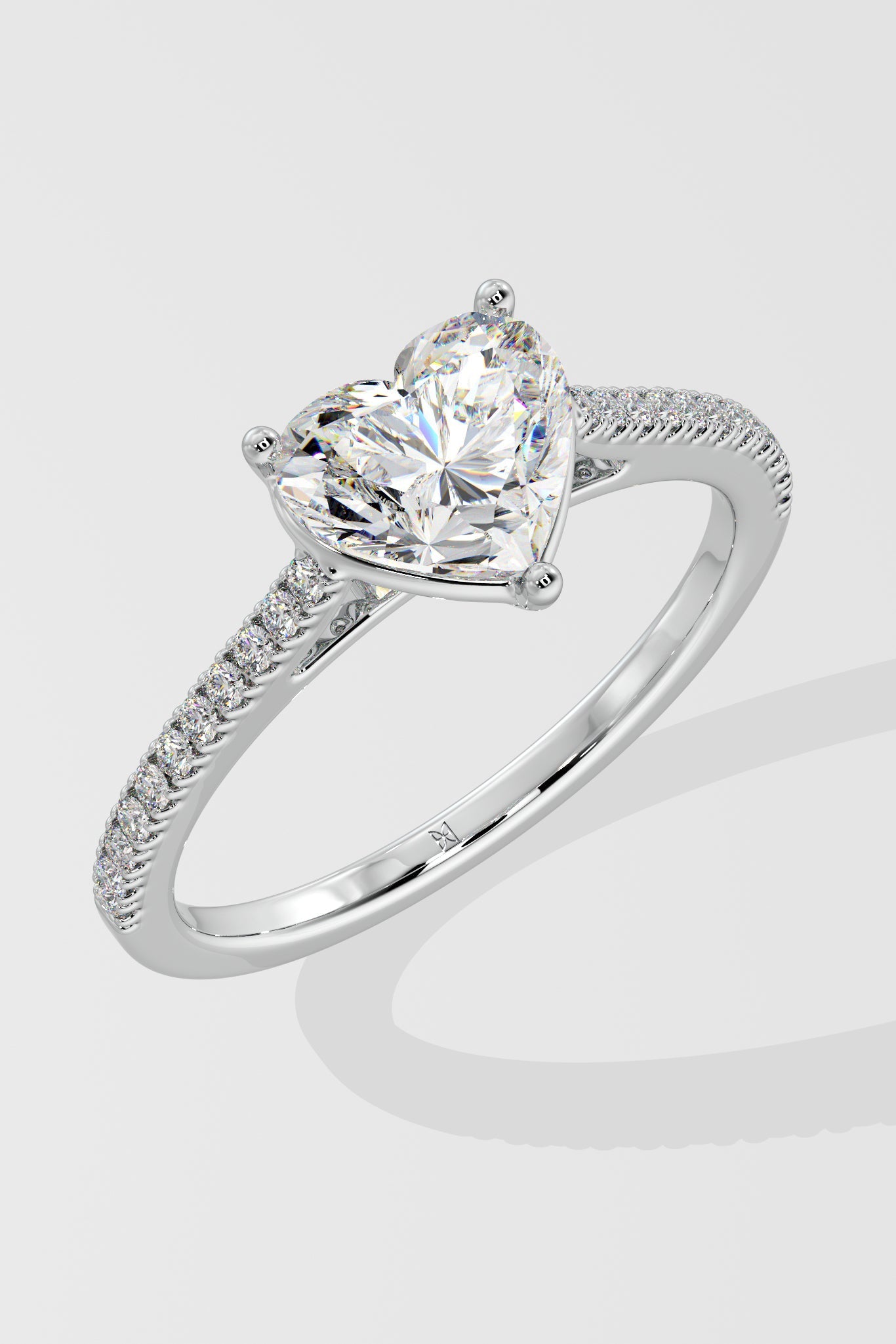 2 ct Heart Ring
