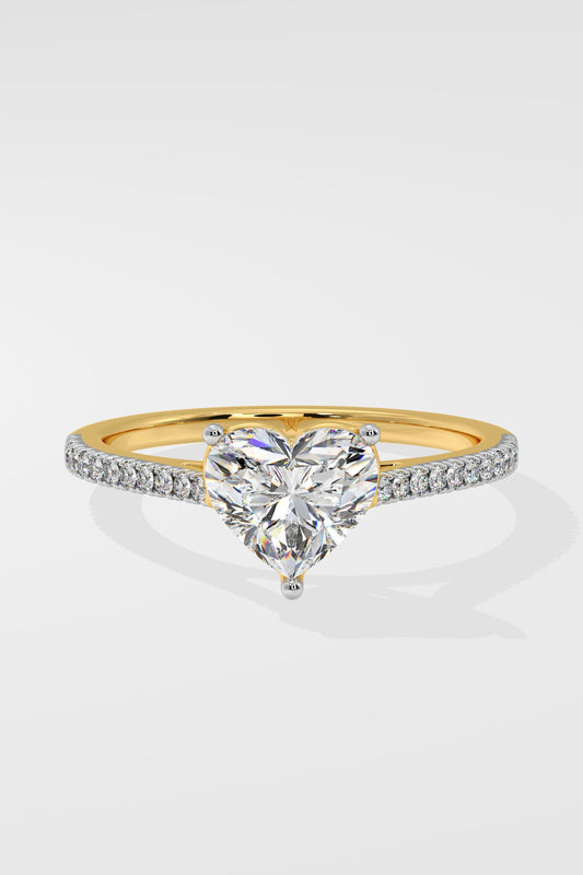 2 ct Heart Ring