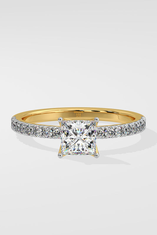 1 ct Princess Ring