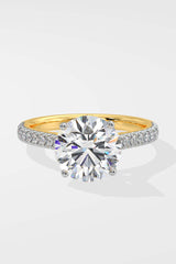 2 ct Lotus Solitaire Ring