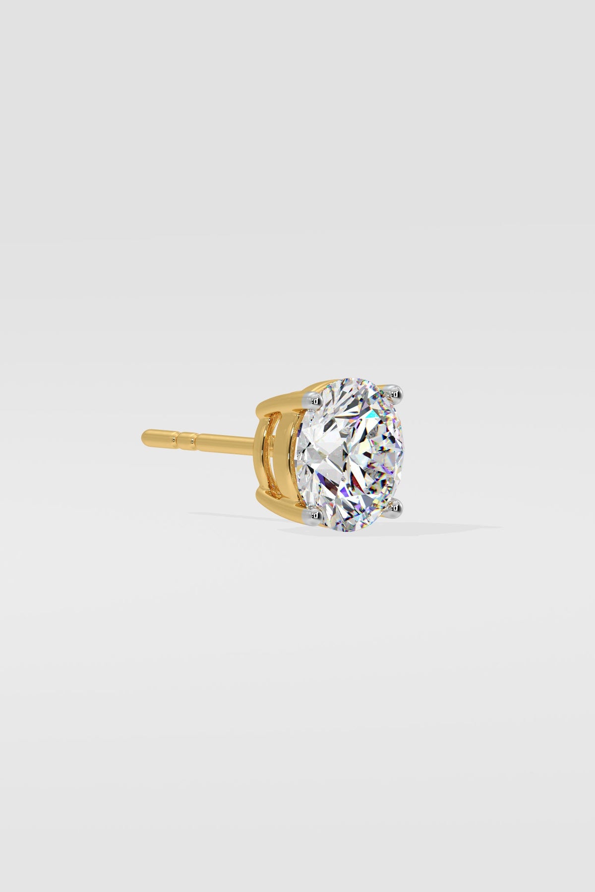 1 ct Round Stud