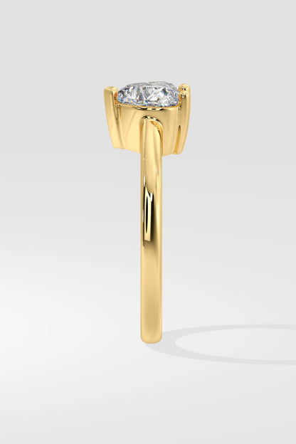 1 ct Heart Ring