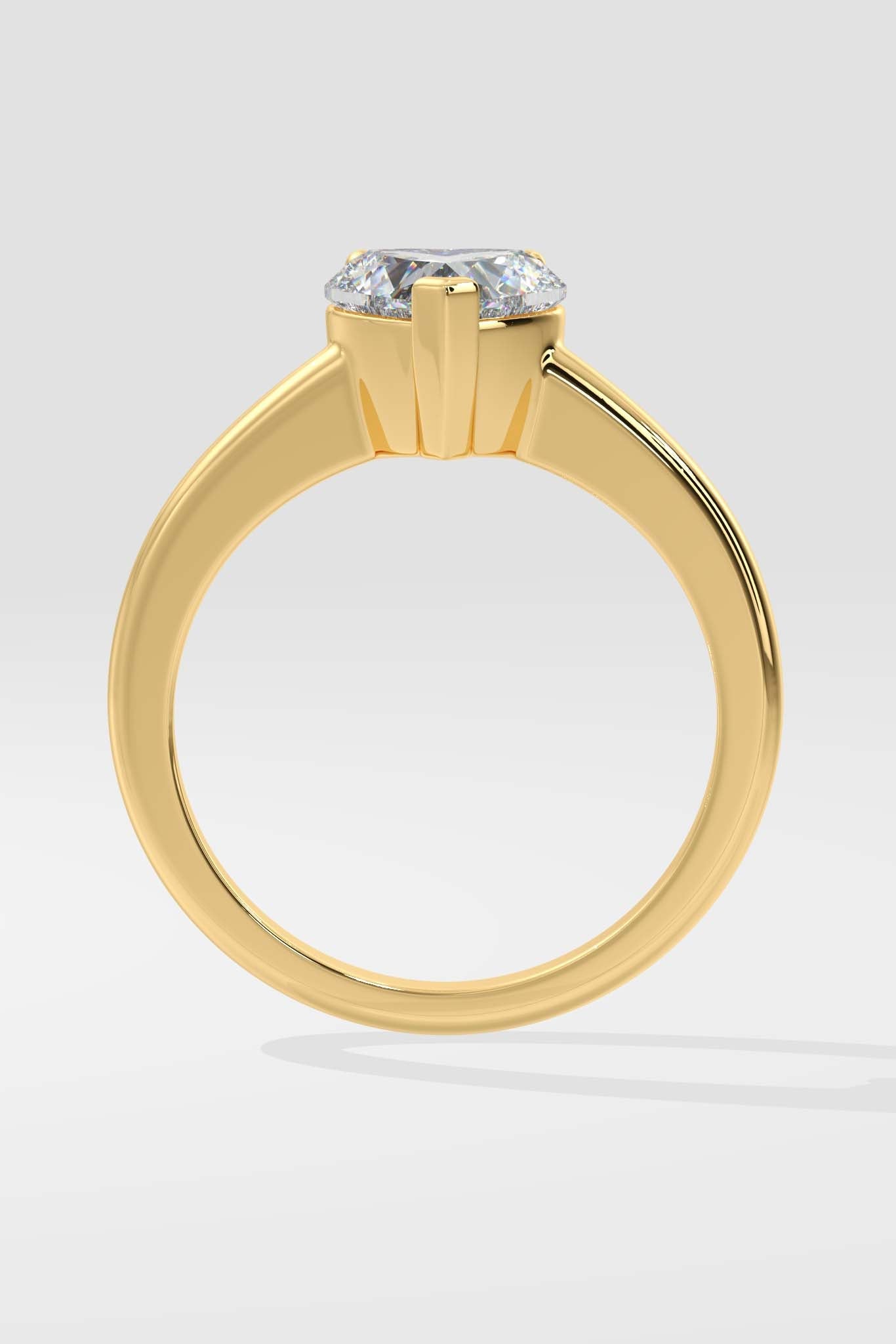 1 ct Heart Ring