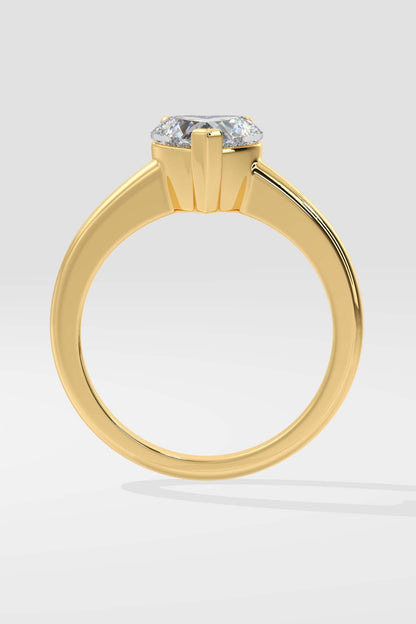 1 ct Heart Ring