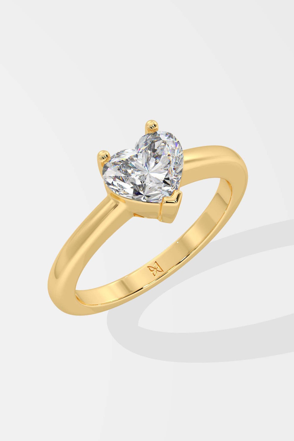 1 ct Heart Ring