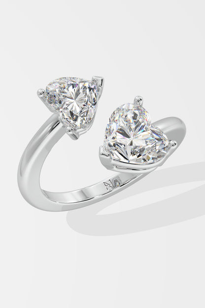 The Moi-et-toi Heart Ring