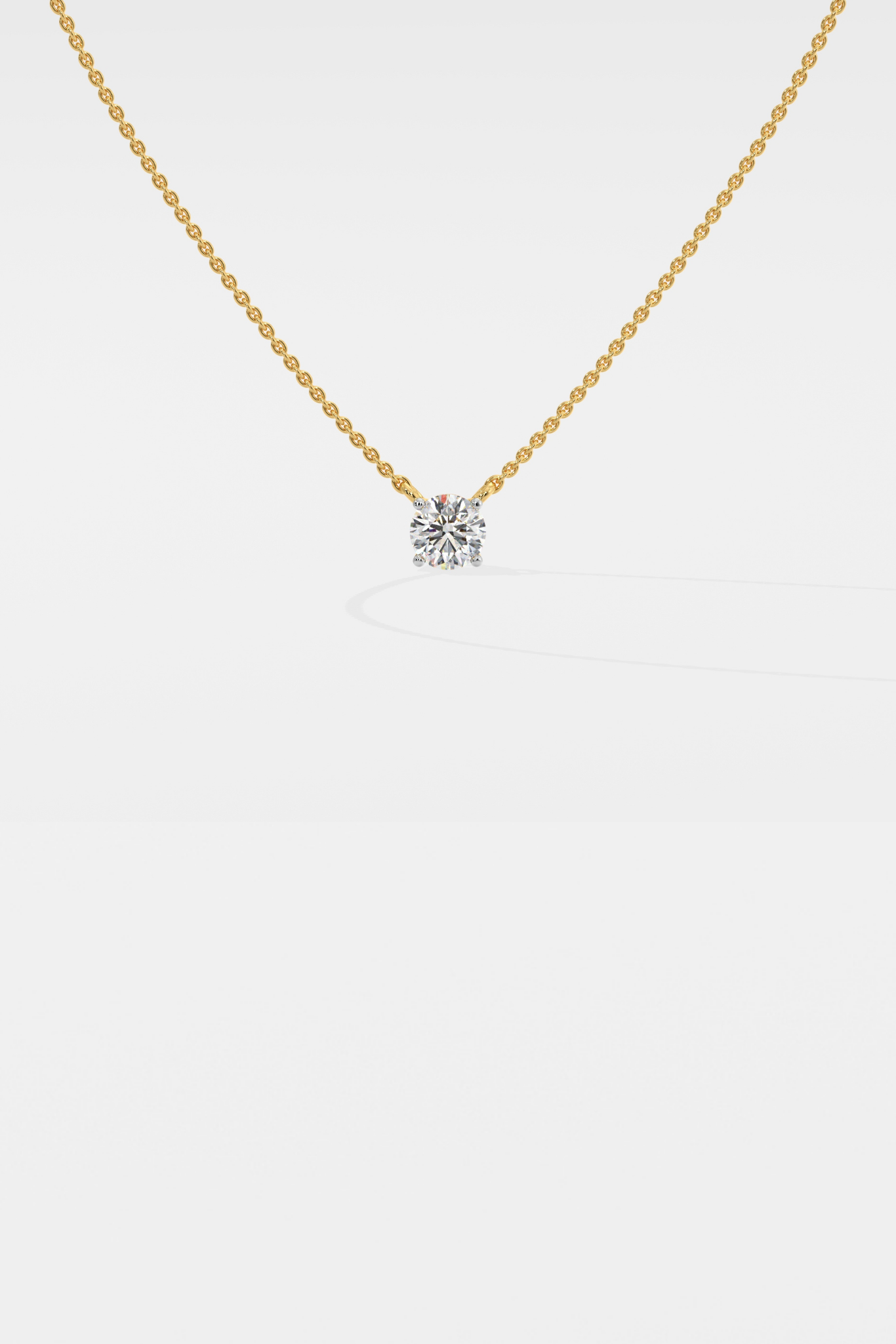 0.75 ct Solitaire Necklace