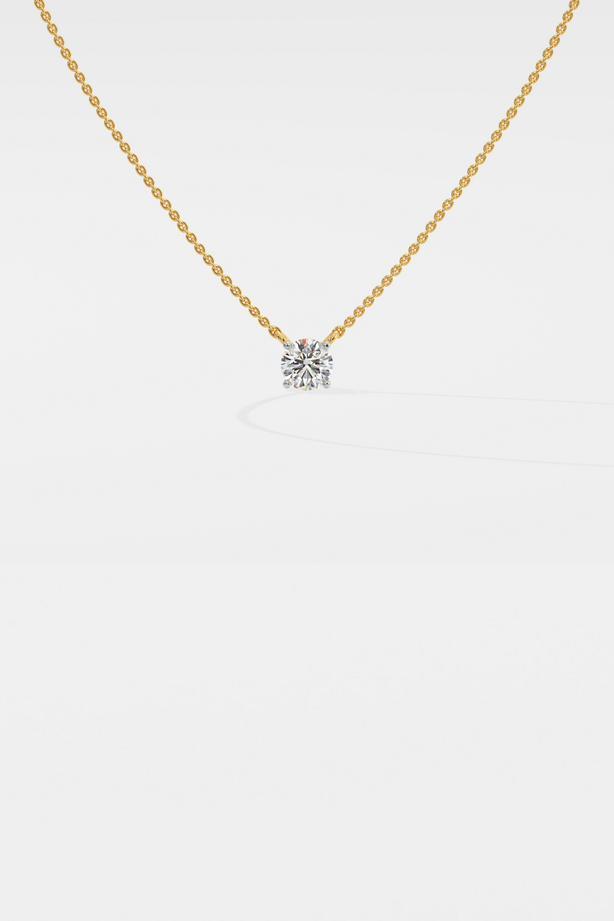 0.75 ct Solitaire Necklace